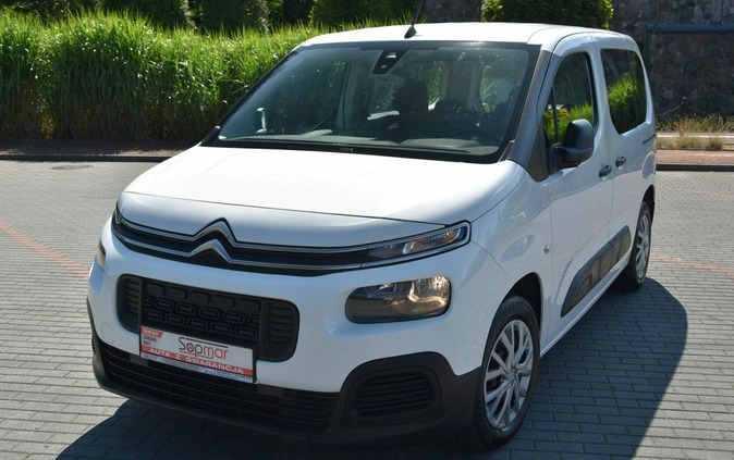 Citroen Berlingo cena 65900 przebieg: 106000, rok produkcji 2019 z Kruszwica małe 379